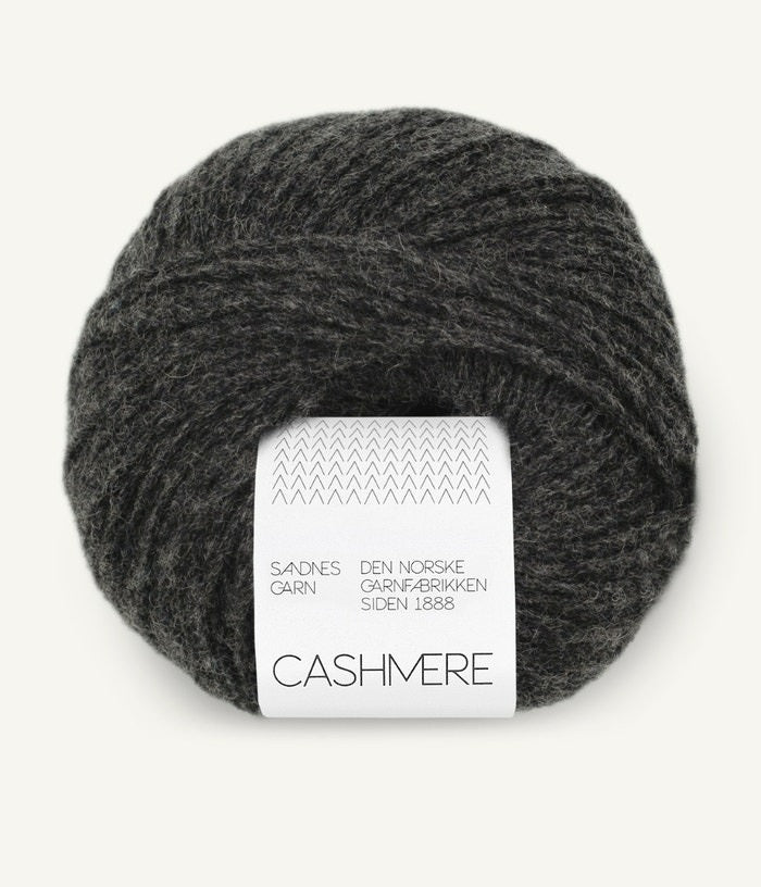 1088 - Charcoal melange Cashmere - Sandnes Garn