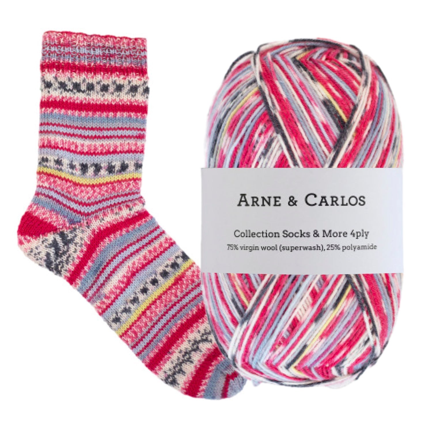 3001-Lantern Night Color Chaussettes et plus Collection 4ply - Arne & Carlos
