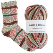 3008-Worn Floorboards Chaussettes et plus Collection 4ply - Arne & Carlos