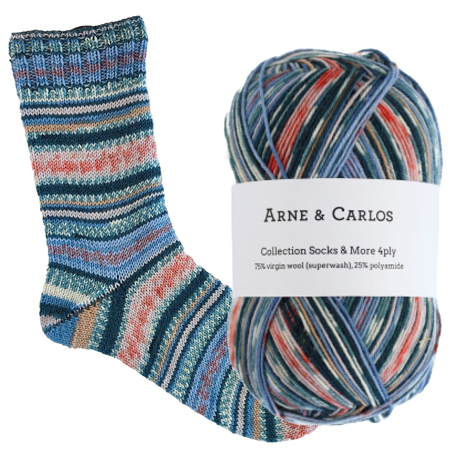 3657 - Summer Night Chaussettes et plus Collection 4ply - Arne & Carlos