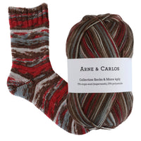 7028 - Storjuvtinden Chaussettes et plus Collection 4ply - Arne & Carlos