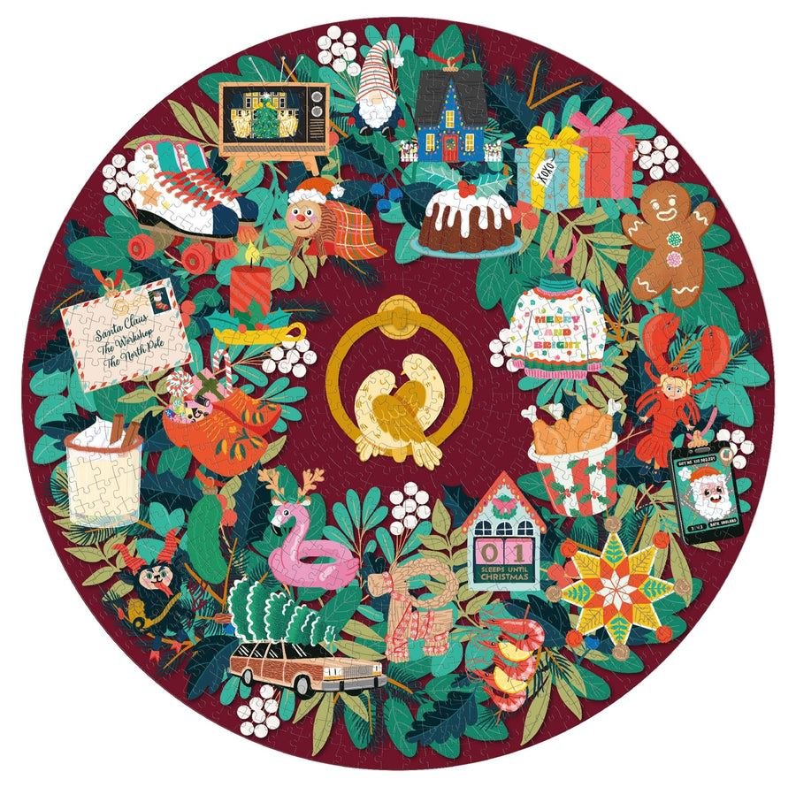 Christmas Countdown - Puzzle circulaire de 1000 pièces - Ridley's Games