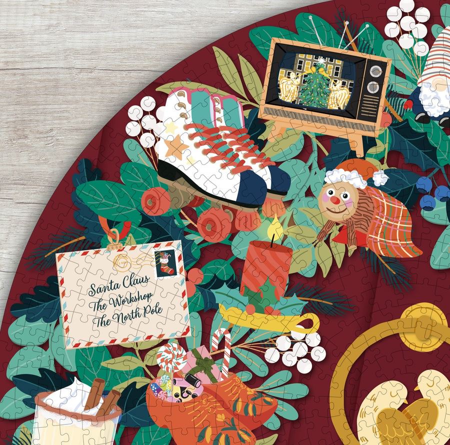 Christmas Countdown - Puzzle circulaire de 1000 pièces - Ridley's Games