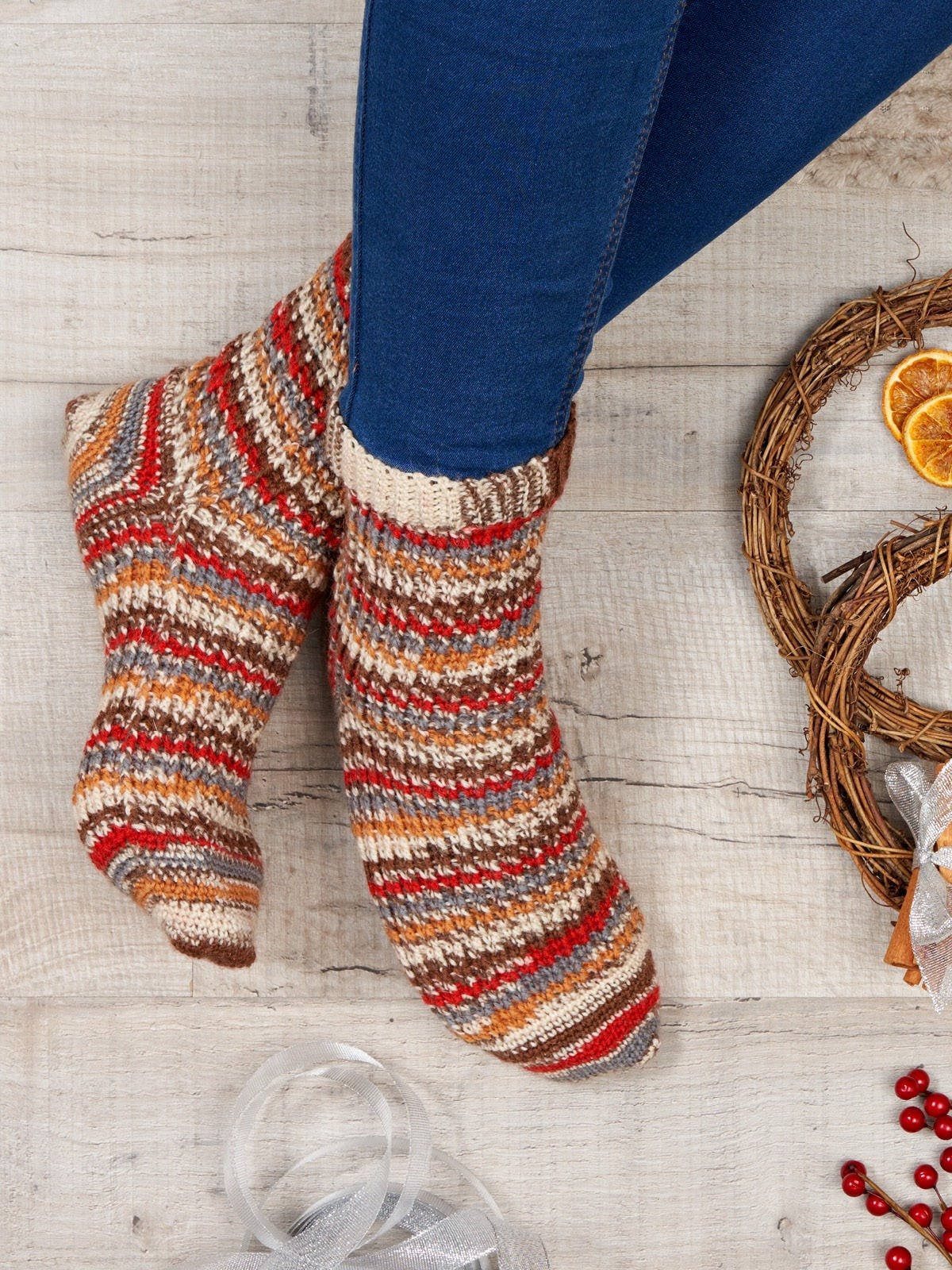 CHRISTMAS SOCKS - Collection One - West Yorkshire Spinners