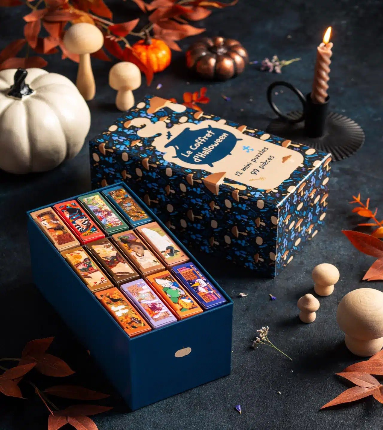 Coffret puzzle d’Halloween n°1 - 12 Mini puzzles - Trevell