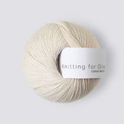 Cream Cotton Merino - Knitting for Olive