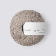 Oatmeal Cotton Merino - Knitting for Olive