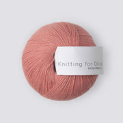 Rhubarb Rose Cotton Merino - Knitting for Olive