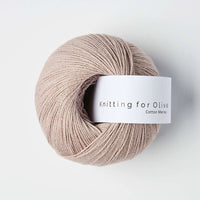 Rose mouse Cotton Merino - Knitting for Olive