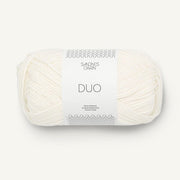 1002 - Hvit DUO - Sandnes Garn