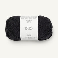 DUO 1099 - Sort - Sandnes Garn