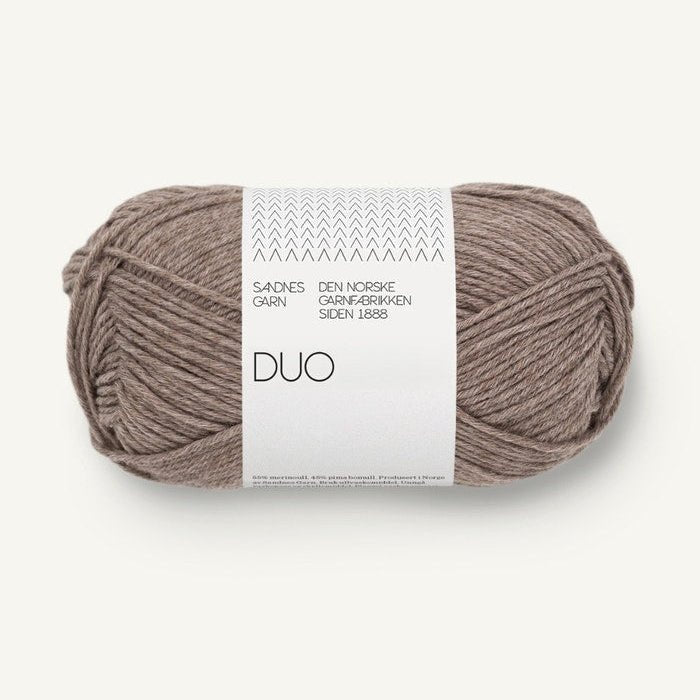 2652 - Brown Melange DUO - Sandnes Garn