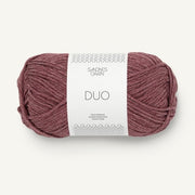 4344 - Mork Pudderrosa DUO - Sandnes Garn