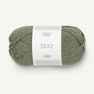 9551 - Støvet mosegrønn DUO - Sandnes Garn