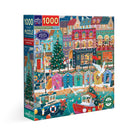 English Seaside Christmas 1000 Piece Puzzle - Eeboo