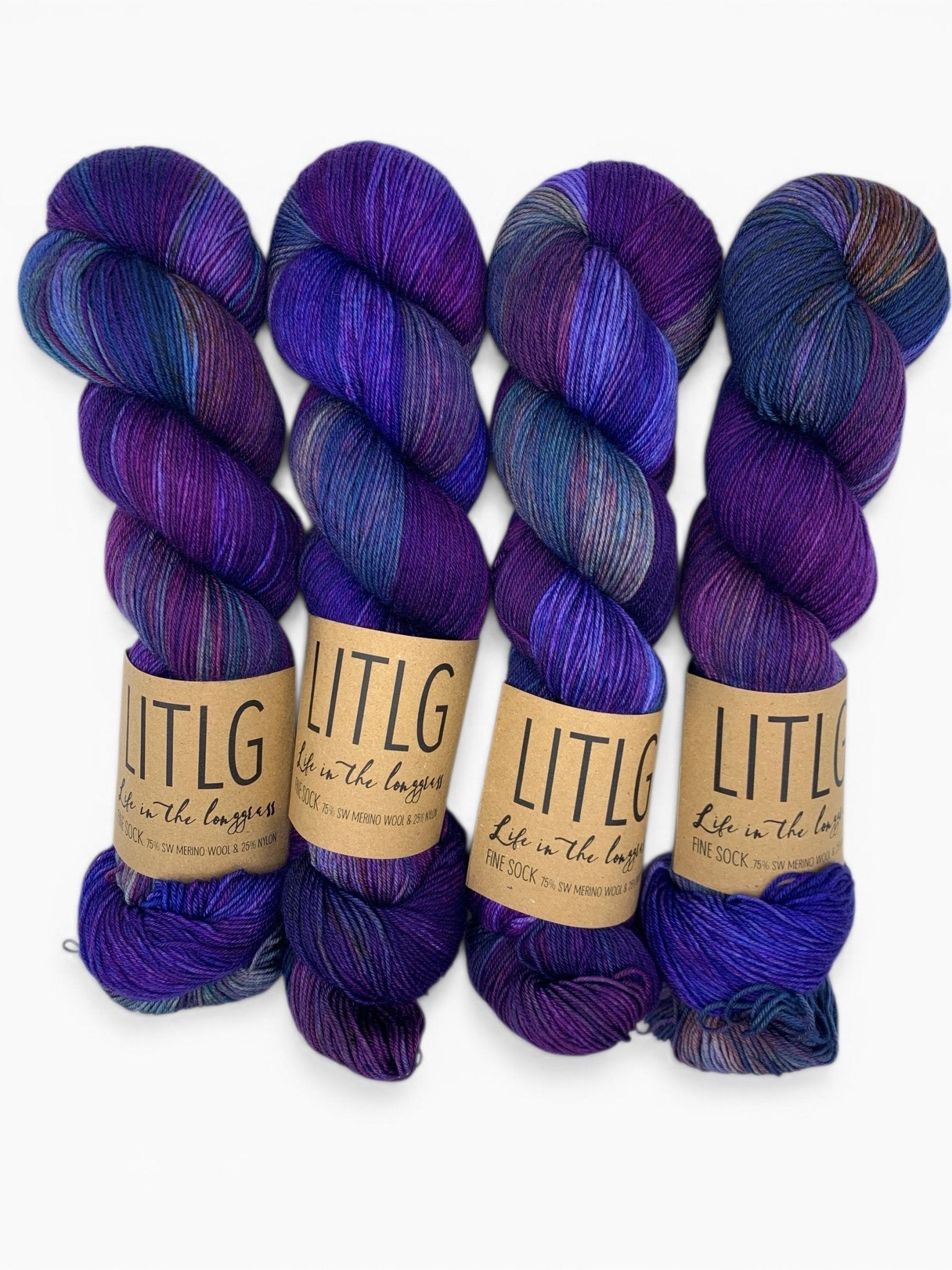 Amethyst Fine Sock - Life in the Long Grass