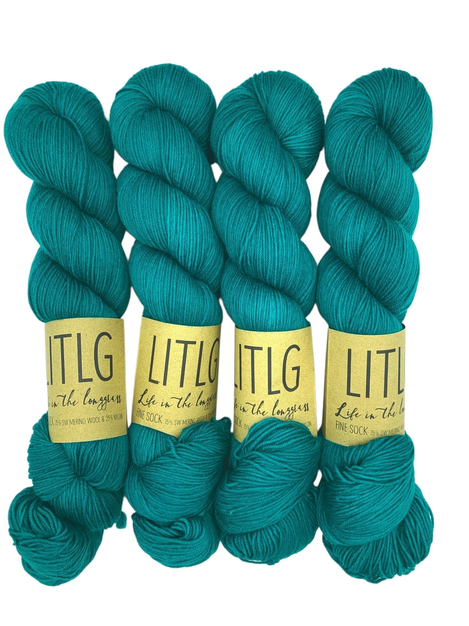 Jewel Fine Sock - Coloris Unis - Life in the Long Grass