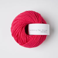 Heavy Merino Pink Daisies - Knitting for Olive