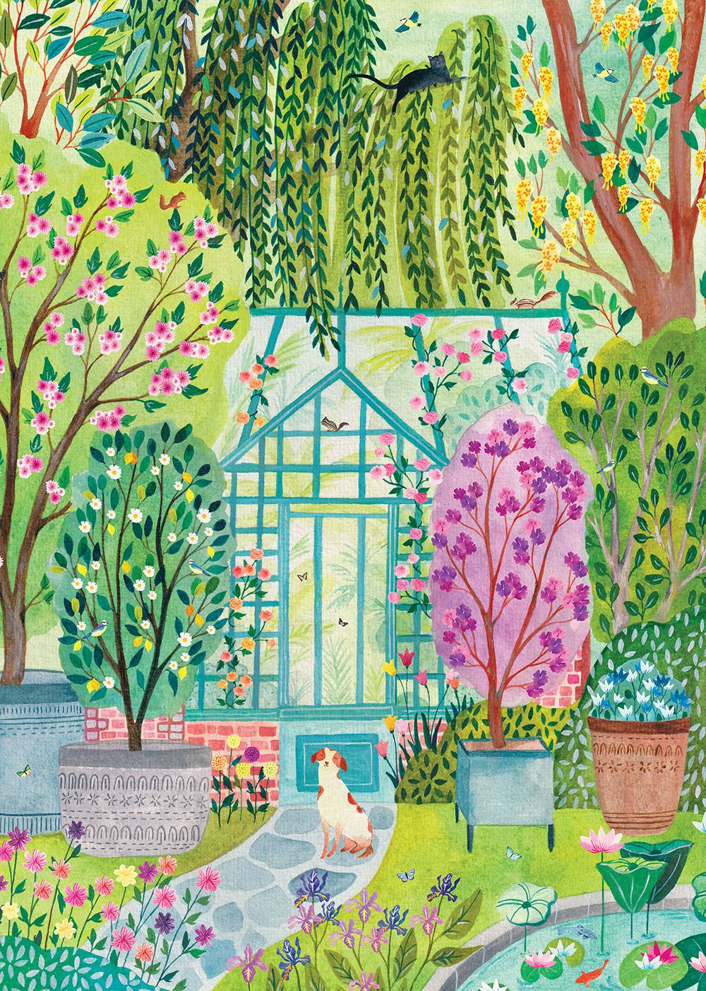 Jardin Secret - Puzzle 1000 pièces - Sonia Cavallini