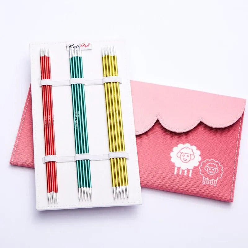 Jeu d'aiguilles doubles pointes Zing 20cm - Knit Pro