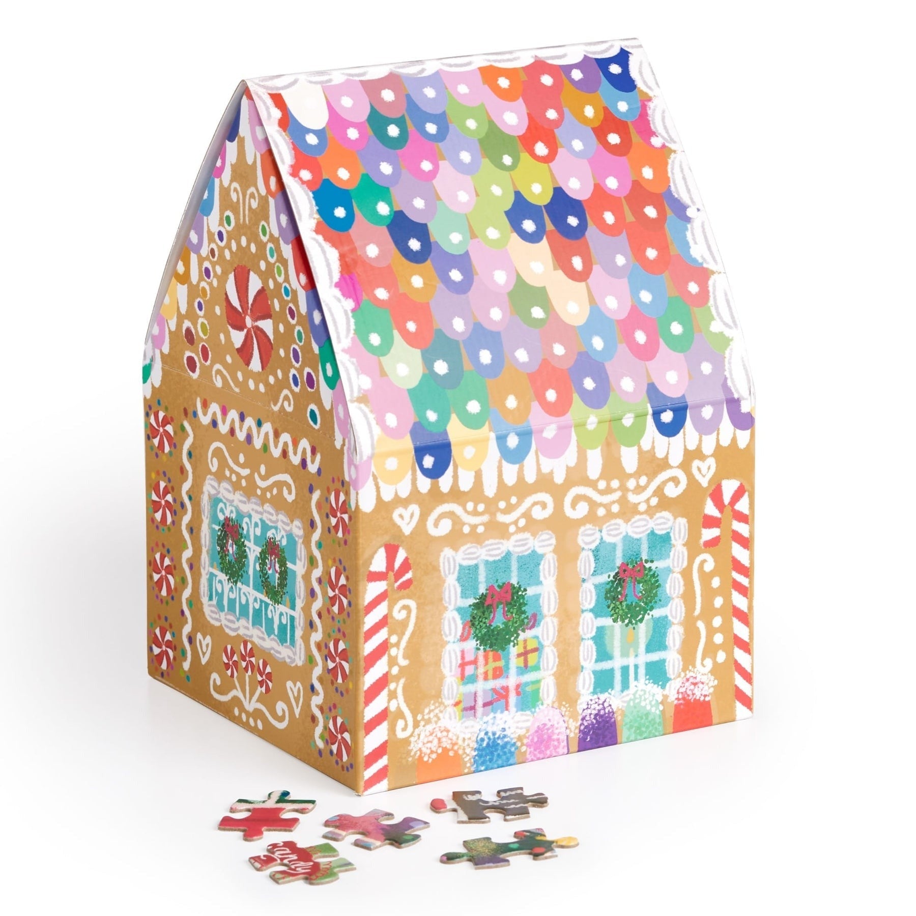 Joy Laforme Gingerbread Cottage Puzzle de 500 pièces dans une maison - Galison
