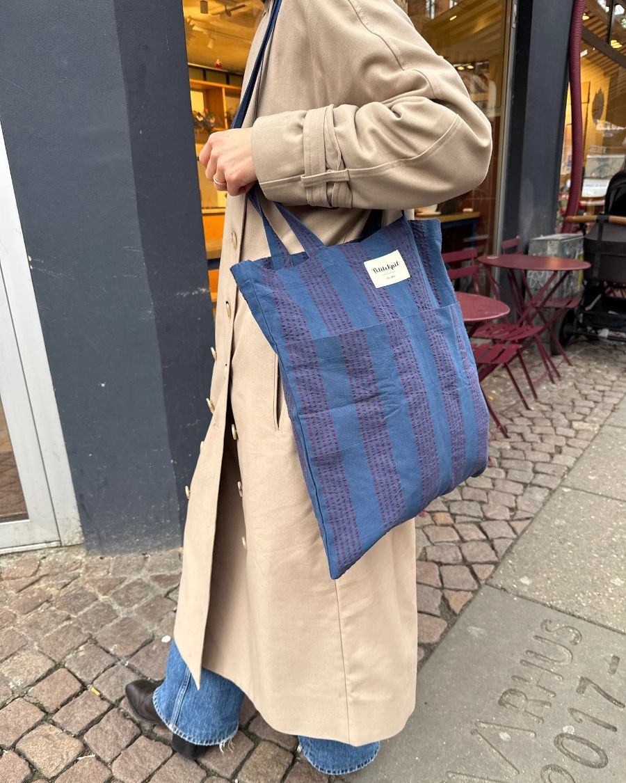 Knitter's Tote Bag - Night Shadow - Petite Knit