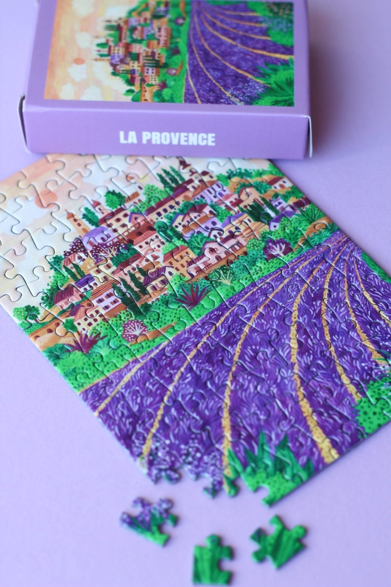 La Provence Mini Puzzle, 99 Pieces - Piecely Puzzles