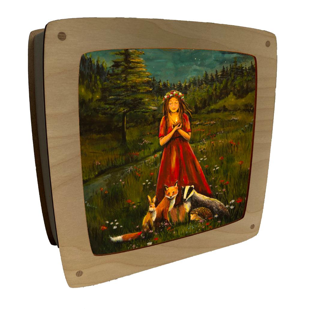 Connection with Nature Lampe magique et ses plaques d'illustrations au choix - Esther Bennink