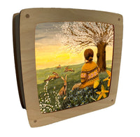 Ostara silhouette Lampe magique et ses plaques d'illustrations au choix - Esther Bennink