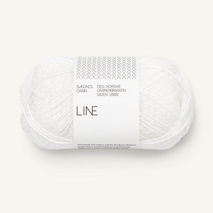 1001 - True White LINE - Sandnes Garn