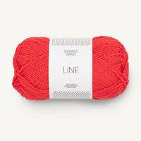 LINE 4108 - Flame Scarlet - Sandnes Garn