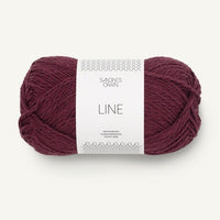 LINE 4372 - Dyp Burgunder - Sandnes Garn