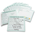 Lot de 10 cartes mémos – Chaussettes - You Knit to Learn