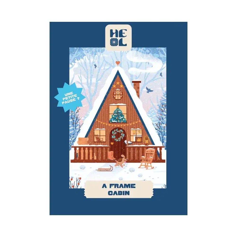Mini puzzle A Frame Cabin – Les éditions Heol – 99 pièces - Trevell