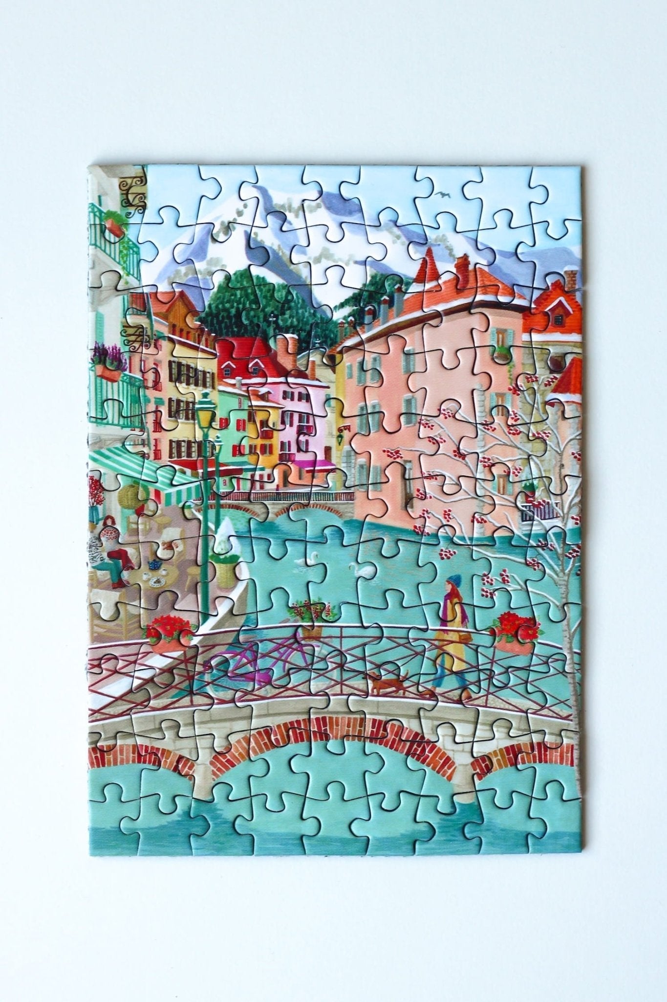 Mini-puzzle Alpes françaises, 99 pièces - Piecely Puzzles