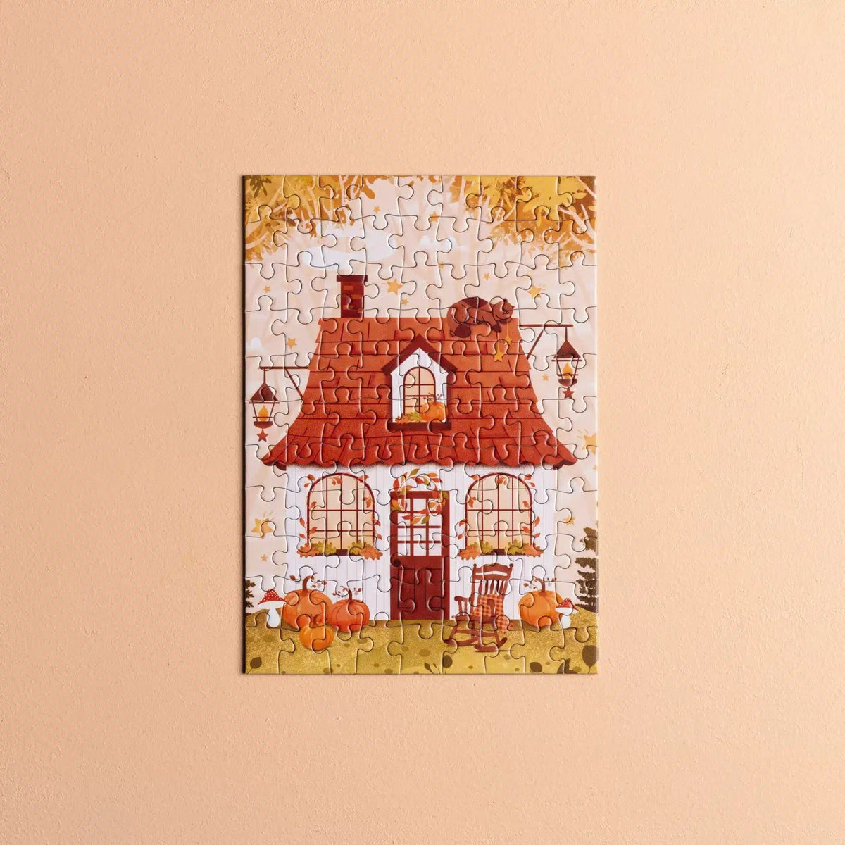 Mini puzzle Cottage d'Automne - Les éditions Heol - 99 pièces - Les éditions Heol