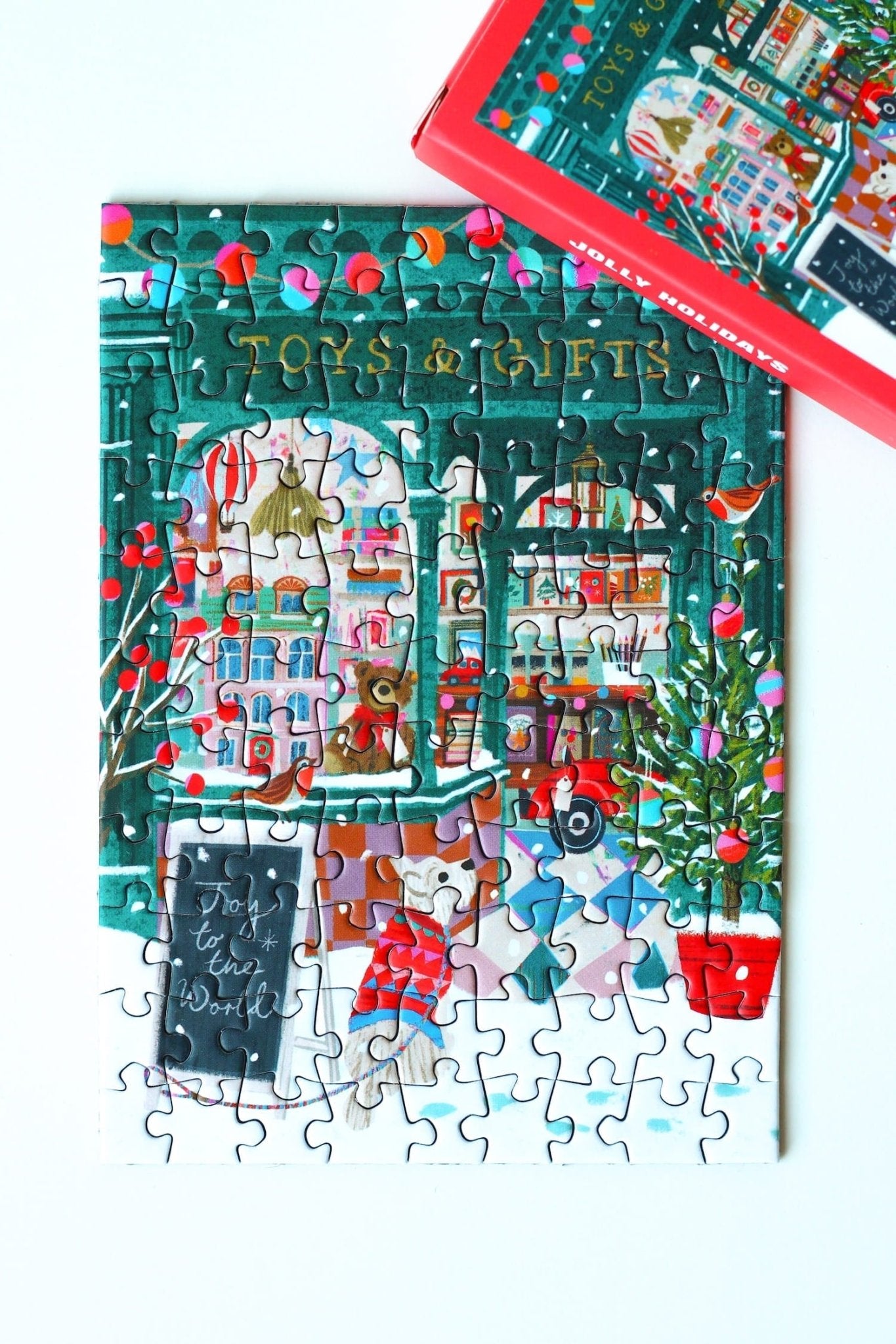 Mini-puzzle Jolly Holidays, 99 pièces - Piecely Puzzles