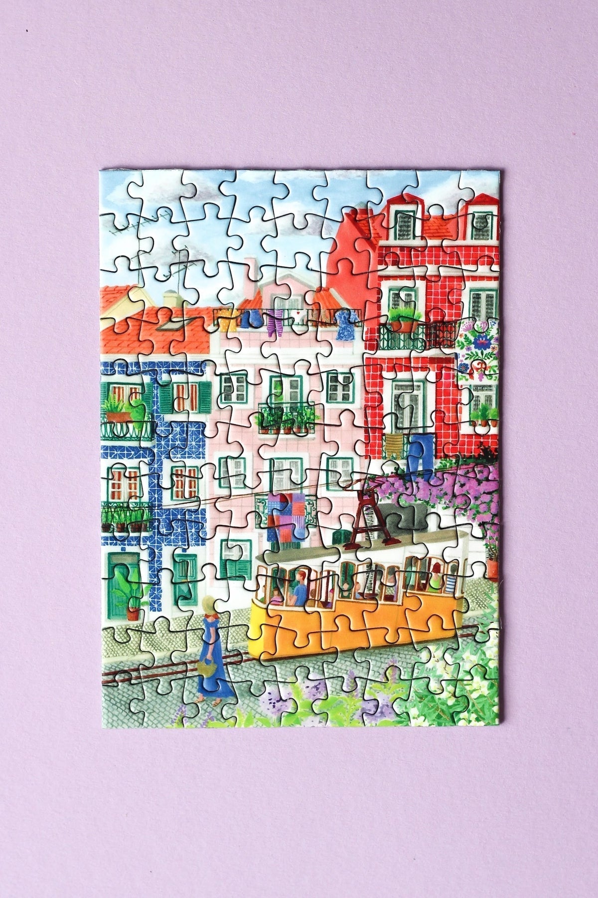 Mini-Puzzle Lisbon, 99 Pieces - Piecely Puzzles