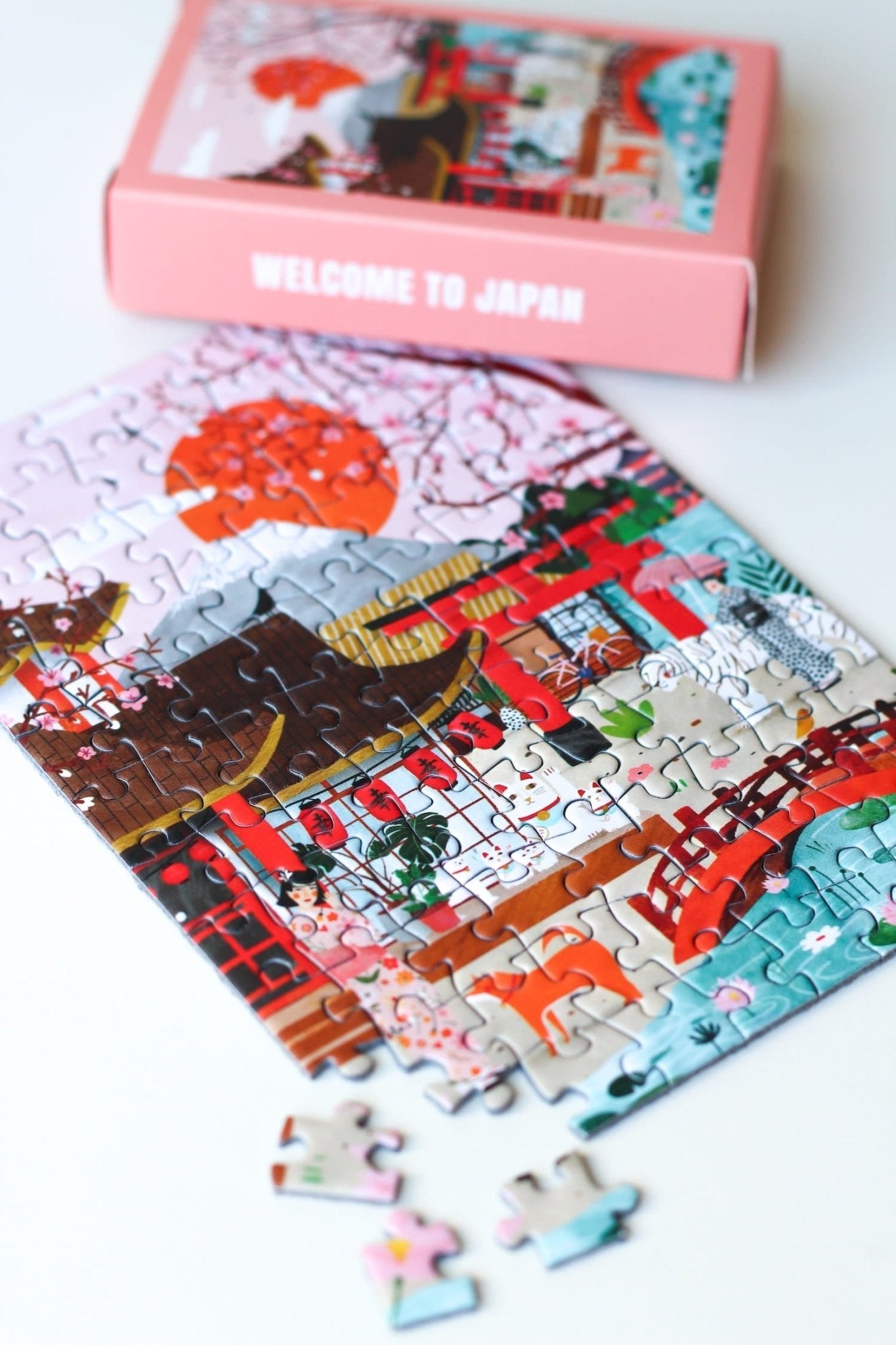 Mini-puzzle Welcome to Japan, 99 pièces - Piecely Puzzles