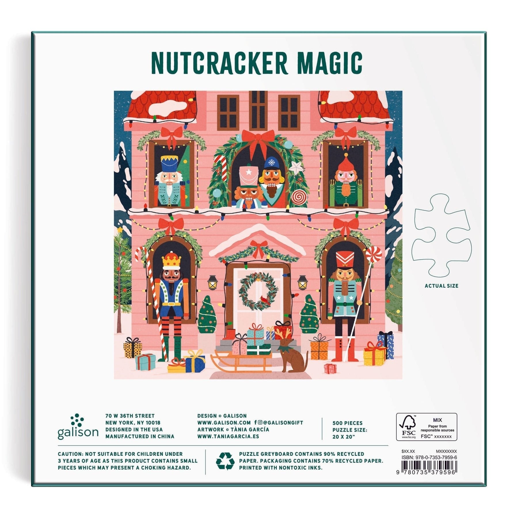 Nutcracker Magic 500 Piece Puzzle - Galison