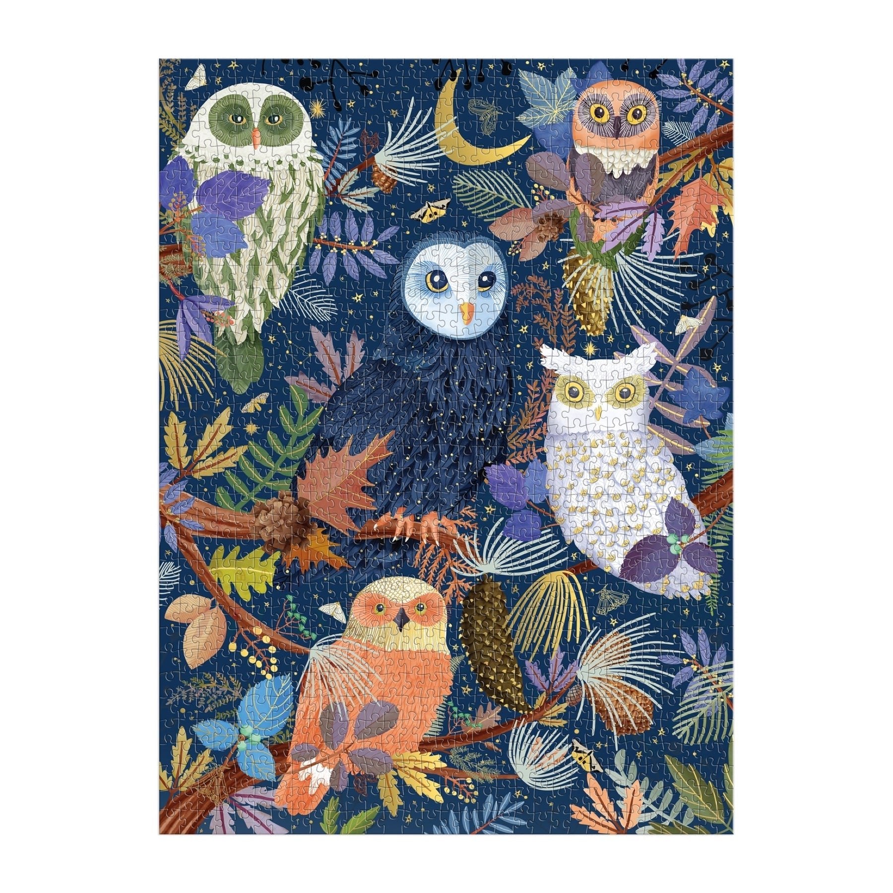 Owls at Dawn 1000 Piece Foil Puzzle - Galison