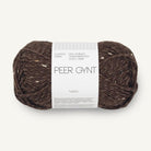 3085 - Peer Gynt Mork brun m/ Natur Tweed Peer Gynt - Sandnes Garn