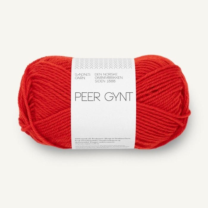 4018 - Scarlet Red Peer Gynt - Sandnes Garn