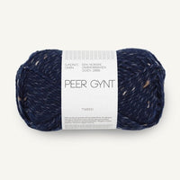 5585 - Marinebla - Natur Tweed Peer Gynt - Sandnes Garn