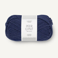 Peer Gynt 6364 - Bleu foncé - Sandnes Garn