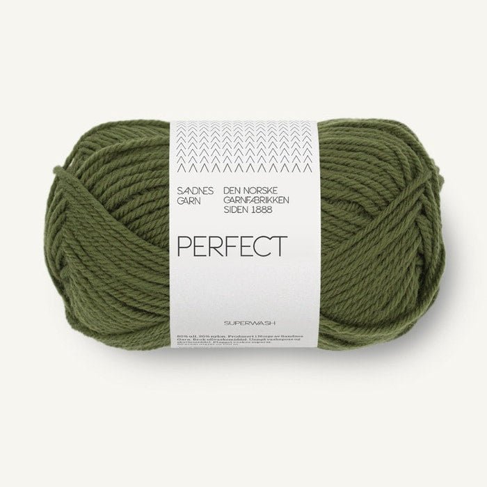 9573-Moss Green PERFECT - Sandnes Garn