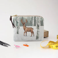 Finn le cerf Pochette zippée - The Blue Rabbit House