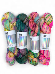 DK Fade Set 2 POTLUCK – MERINO DK - Hedgehogfibres