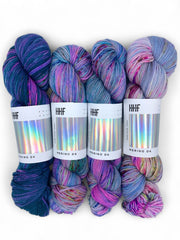 DK Fade Set 4 POTLUCK – MERINO DK - Hedgehogfibres