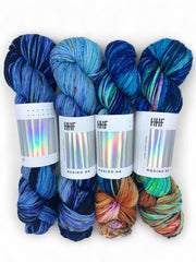 DK Fade Set 5 POTLUCK – MERINO DK - Hedgehogfibres